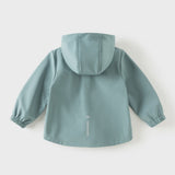 Dave&Bella Kid Girls/Boys Sea Green/Avocado Green/Pink Outdoor Hooded Jackets