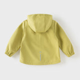 Dave&Bella Kid Girls/Boys Sea Green/Avocado Green/Pink Outdoor Hooded Jackets