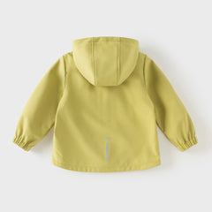 Dave&Bella Kid Girls/Boys Sea Green/Avocado Green/Pink Outdoor Hooded Jackets
