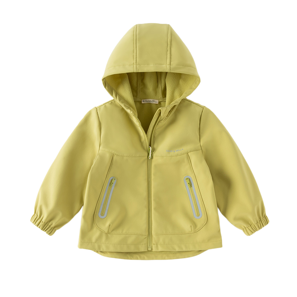 Dave&Bella Kid Girls/Boys Sea Green/Avocado Green/Pink Outdoor Hooded Jackets