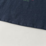 Dave&Bella Toddler Boys Navy Retro Soft Cozy Cotton Comfortable T-shirts