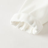 Dave&Bella Toddler Boys White Simple Versatile Comfortable Polos