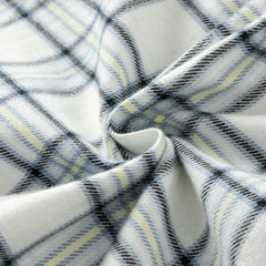 Dave&Bella Toddler Boys Blue White/Red Blue Plaid Cotton Comfortable Shirts