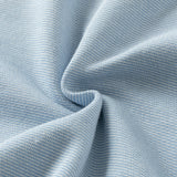 Dave&Bella Toddler Boys Blue Polo Collar Preppy Style Simple Pant Suits