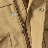 Dave&Bella Toddler Boys Dark Khaki Hooded Windproof Classic Coats