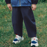 Dave&Bella Toddler Boys Navy Simple Casual Versatile Soft Pants