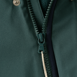Dave&Bella Toddler Boys Green Hooded Waterproof Outdoor Lightweight Fleece Jackets