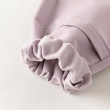 Dave&Bella Toddler Girls/Boys Purple/Navy Simple Versatile Soft Elastic Waist Jogger Pants