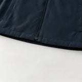Dave&Bella Toddler Boys Navy Hooded Cozy Soft Comfortable Cotton Versatile Coats