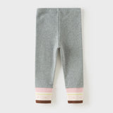 Dave&Bella Toddler Girls Navy/Grey Skinny Comfortable Versatile Leggings