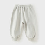 Dave&Bella Toddler Girls Grey/Purple Cute Print Comfortable Casual Soft Jogger Pants