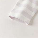 Dave&Bella Toddler Girls Pink White/Purple Striped Lovely Cotton Soft T-shirts