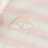 Dave&Bella Toddler Girls Pink White/Purple Striped Lovely Cotton Soft T-shirts