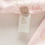 Dave&Bella Toddler Girls Pink Lovely Print Soft Daily Versatile Sweatshirts