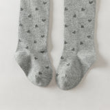 Dave&Bella Toddler Girls Grey Bow Tie Legging Soft Tights