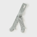 Dave&Bella Toddler Girls Grey Bow Tie Legging Soft Tights