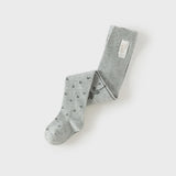Dave&Bella Toddler Girls Grey Bow Tie Legging Soft Tights