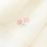 Dave&Bella Toddler Girls Pink White Plaid A-line Mesh Floral Party Birthday Graduation Dress