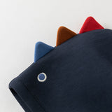 Dave&Bella Toddler Boys Navy Special Dinosaur Hooded Comfortable Coats