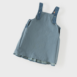 Dave&Bella Toddler Girls Denim Blue Cute Bear Print A-line Soft Comfortable Jean Dress