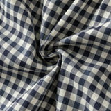 Dave&Bella Toddler Girls Navy Plaid Cute Print Doll Collar A-line Cozy Comfortable Dress