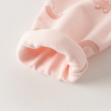 Dave&Bella Toddler Girls Pink Adorable Sheep Hooded Casual Soft Coats