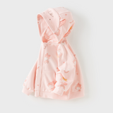 Dave&Bella Toddler Girls Pink Adorable Sheep Hooded Casual Soft Coats
