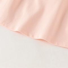 Dave&Bella Toddler Girls Pink Rabbit Polo Collar Soft Cute T-shirt