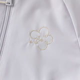 Dave&Bella Toddler Girls Purple Cute Bow Soft Outdoor Long Sleeve Hooded Jackets