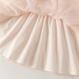 Dave&Bella Toddler Girls Pink Sweet Tulle Graduation Party A-line Dress(Wallet Bag) -1