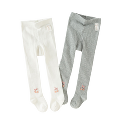 Dave&Bella Kid Girls Beige/Grey Cute Lightweight Versatile Tights