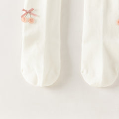 Dave&Bella Kid Girls Beige/Grey Cute Lightweight Versatile Tights