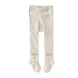 Dave&Bella Toddler Girls Apricot Sweet Bow Tie Comfortable Versatile Tights