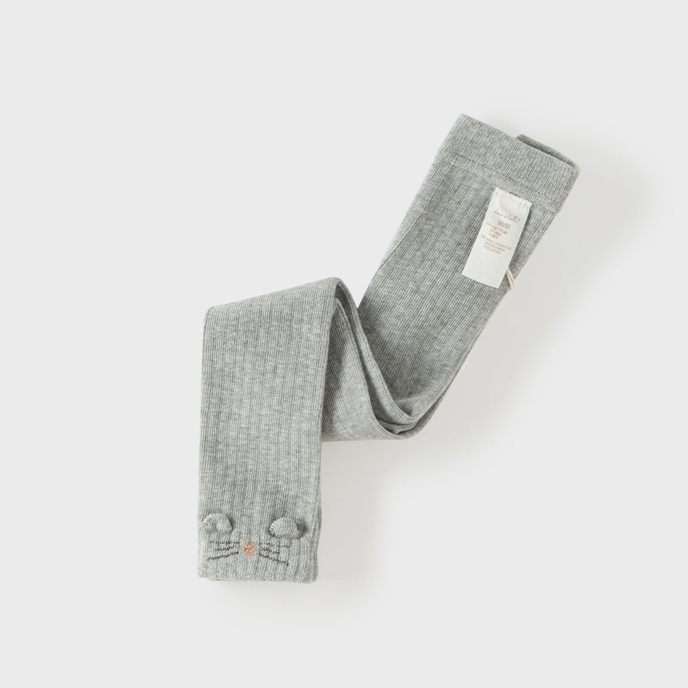 Dave&Bella Toddler Girls Grey Cozy Comfortable Versatile Legging Pants