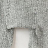 Dave&Bella Toddler Girls Grey Cozy Comfortable Versatile Legging Pants