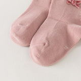 Dave&Bella Toddler Girls Pink White Soft Comfortable Leightweigh Socks