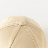 Dave&Bella Toddler Girls Beige/Pink Outdoor Comfortable Baseball Caps