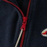 Dave&Bella Toddler Boys Navy Turtle Fleece-Line Soft Cozy Jackets