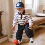 Dave&Bella Toddler Boys Denim Blue Classic Simple Versatile Jeans