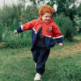 Dave&Bella Toddler Boys Red Racing Style Waterproof Hooded Jackets