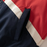 Dave&Bella Toddler Boys Red Racing Style Waterproof Hooded Jackets