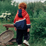 Dave&Bella Toddler Boys Red Racing Style Waterproof Hooded Jackets