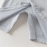 Dave&Bella Baby Boys Blue Polo Collar Cute Comfortable Rompers