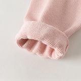 Dave&Bella Toddler Girls Pink Sweet Floral Embroidery Soft Comfortable Cardigans