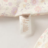 Dave&Bella Toddler Girls Beige Floral Print Elegant Cozy Cotton Doll Collar Shirts