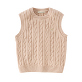Dave&Bella Kid Girls Pink/Beige/Red/Navy Classic Cotton Soft Sleeveless Vests