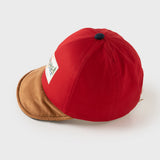 Dave&Bella Toddler Boys Bule/Red Adjustable Dome Baseball Caps Hats