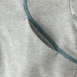 Dave&Bella Toddler Boys Light Grey Hooded Coat Sport Style Soft Pant Suits