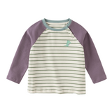 Dave&Bella Baby Boys/Girls Pink/Green/Purple Striped Casual Cozy Comfortable T-shirts