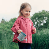Dave&Bella Toddler Girls Pink Hooded Sweet Charming Waist-defined Warm Jackets